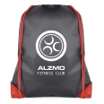 Black Coloured Trim Pegasus Drawstring Bag 11