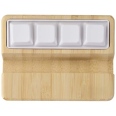 Algol Recycled Plastic Phone Stand and Fidget Toy with Bamboo Details 3