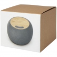 Ecofiber Bamboo/RPET Bluetooth® Speaker and Wireless Charging Pad 3