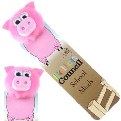 Pig Logo Bug Bookmark