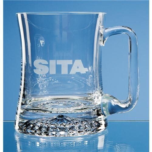 Large Curved Star Base Tankard