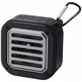 Solo 3W IPX5 RCS Recycled Plastic Solar Bluetooth® Speaker with Carabiner 1