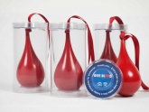 Promotional Christmas Baubles Remind People to Give Blood #CleverPromoGifts