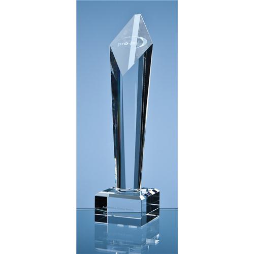 29cm Optical Crystal Diamond Column Award