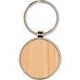 Bamboo and Metal Key Chain 3