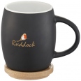 Hearth 400 ml Ceramic Mug with Wooden Coaster 10