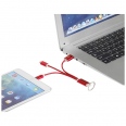 Metal 3-in-1 Charging Cable with Keychain 4