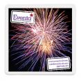 White Acrylic Coaster 2