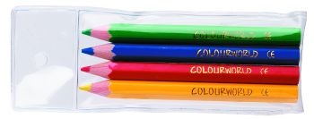 Colourworld Half Pencils Wallet 4