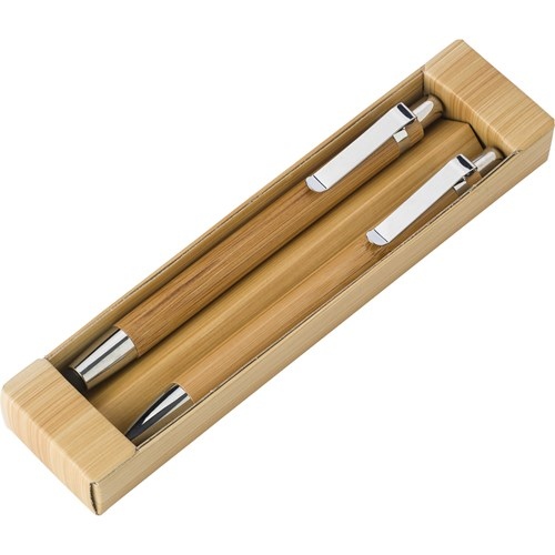 Bamboo Pen & Pencil Set