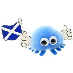 Scotsman Flag Handy Logo Bug