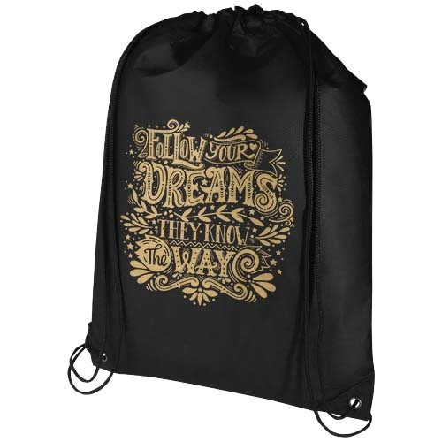 Evergreen GRS Recycled Non-woven Drawstring Bag 5L