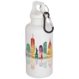 Oregon 400 ml Solid Colour RCS Recycled Plastic Water Bottle with Carabiner 14