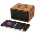 Wooden Speaker with Wireless Charging Pad 8