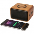 Wooden Speaker with Wireless Charging Pad 8