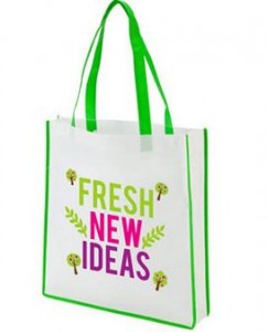 Promotional Contrast Shopping Tote