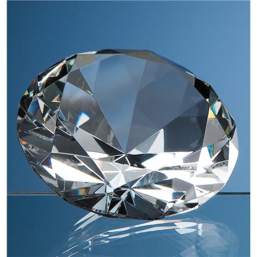 Crystal Diamond Paperweight