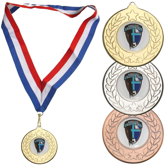 Budget Medal with Wreath Design