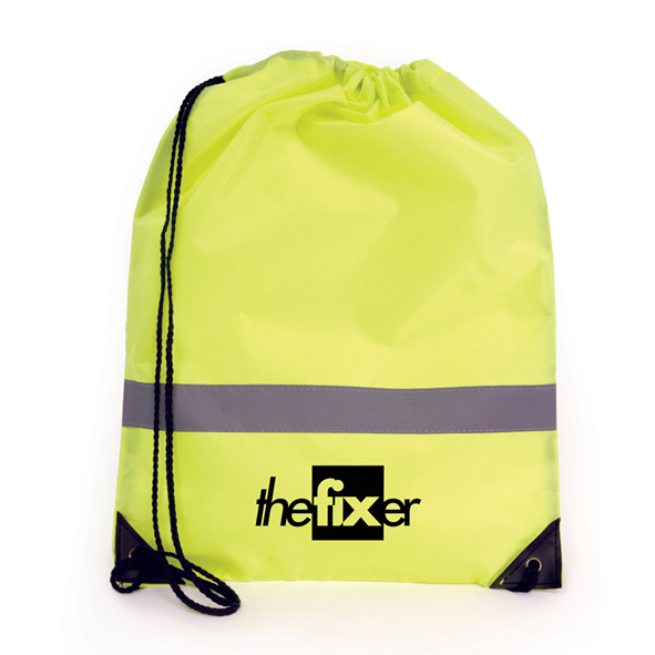 Promotional Reflective Drawstring Bag