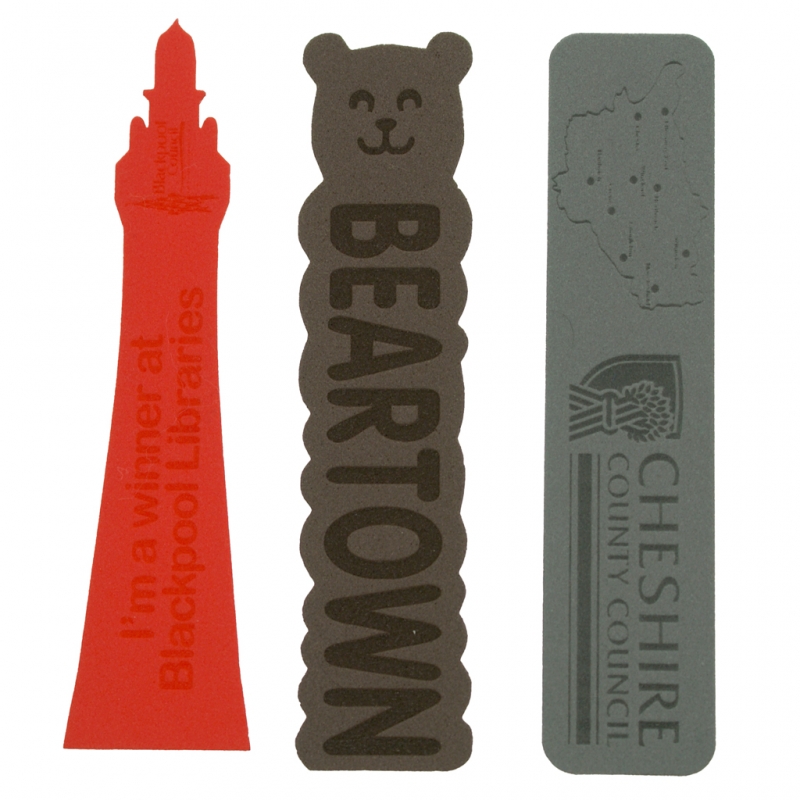 Embossed Foam Bookmarks