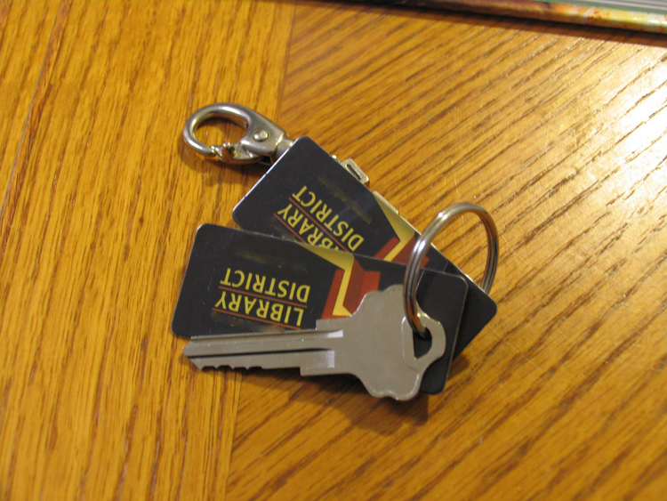 Keyrings on Table