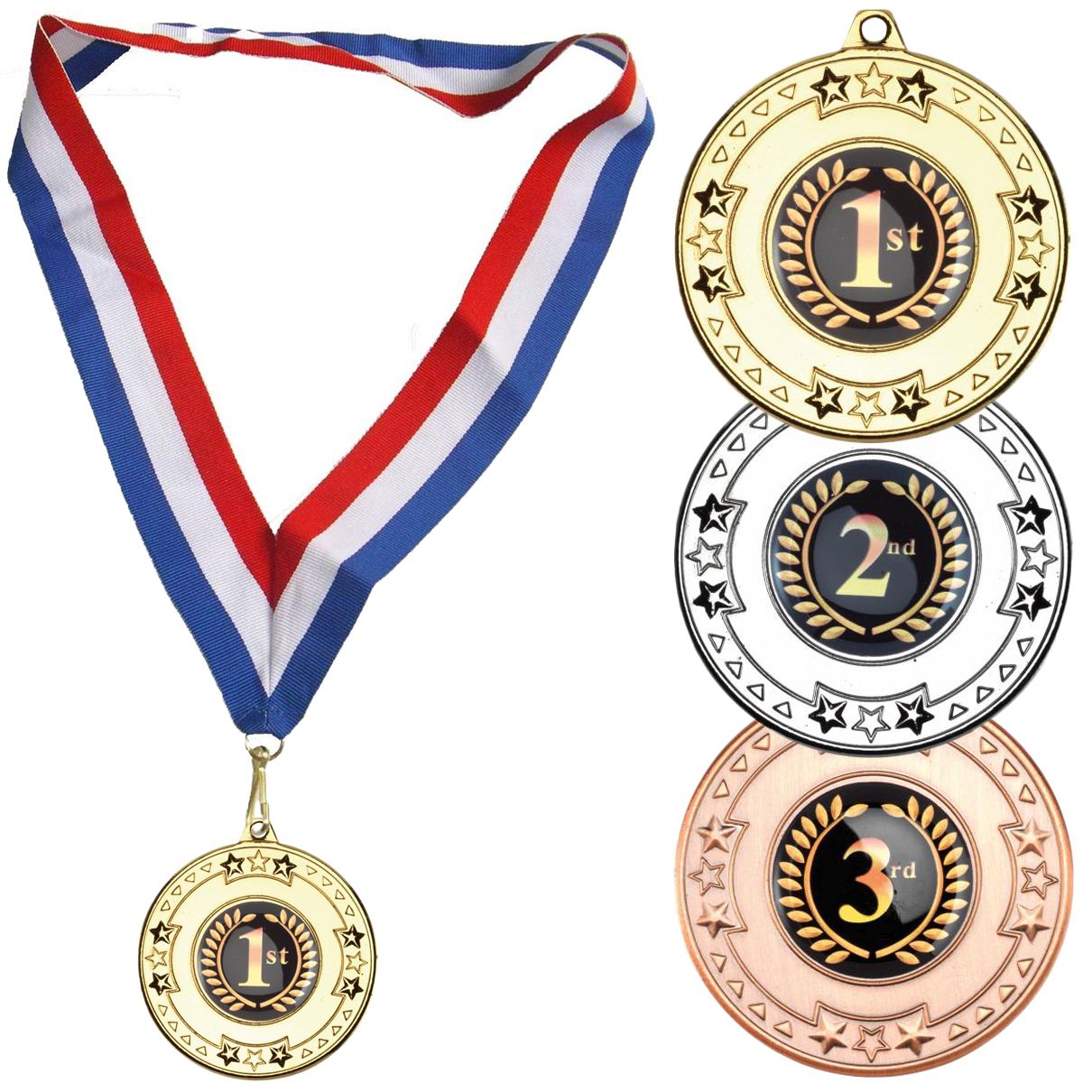 Medal with Star Design