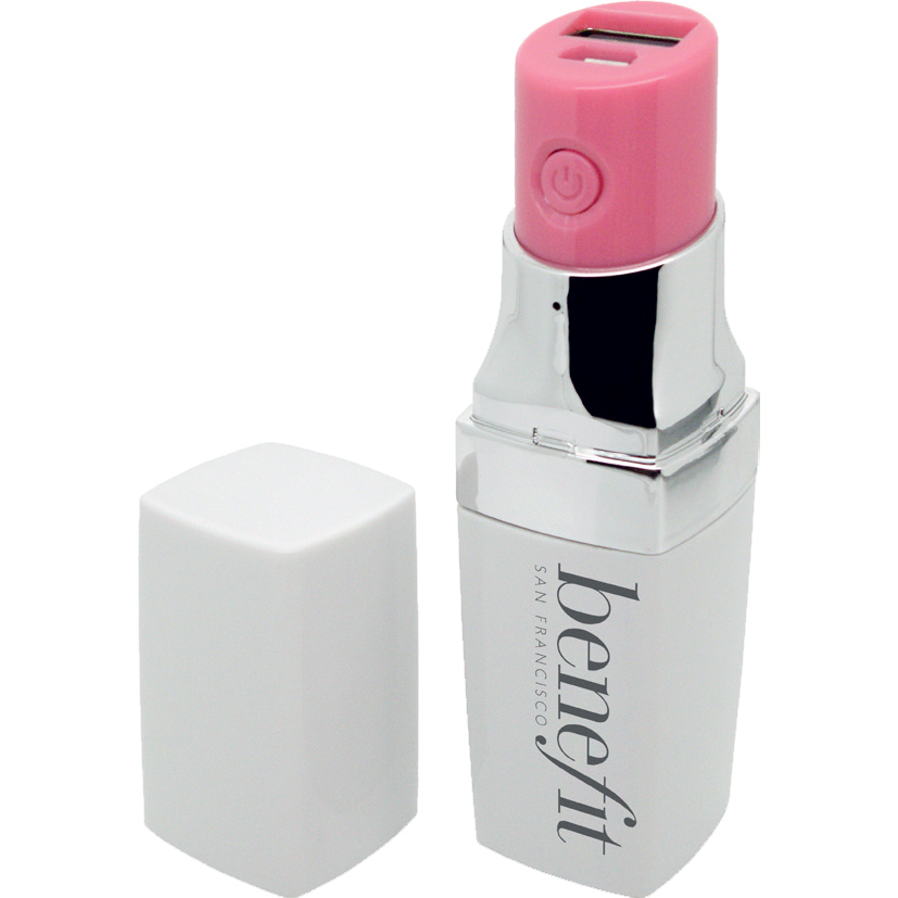 Pink Promotional Lipstick Power Bank