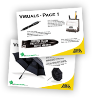 Request Promotional Items Visuals